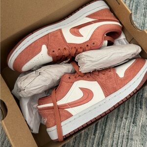 Women’s Air Jordan 1 Low- Sky J /Orange/Sail